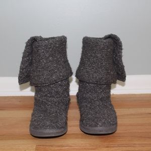 Grey Knit Ugg Boots
